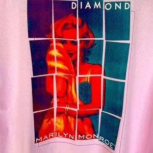 Diamond Supply Co Marilyn Monroe Skateboard 2XL PINK